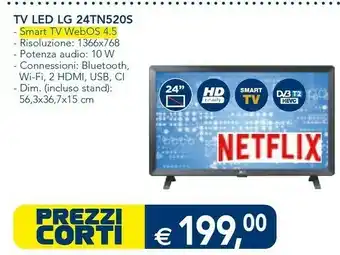 Esselunga LG Tv Led 24tn52os offerta