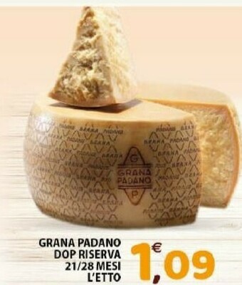 Mio Market Grana Padano Dop Riserva 21/ 28 Mesi offerta