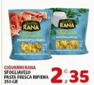 Mio Market Rana Sfogliavelo Carne 250 G(ml) offerta
