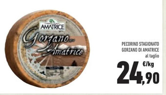 Conad PECORINO STAGIONATO GORZANO DI AMATRICE offerta