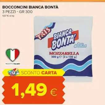 Oasi Bianca bontà Bocconcini Mozzarella 300g offerta