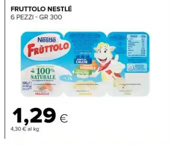 Oasi Nestlè Fruttolo Fragola E Banana, Mela E Pera, Pesca E Albicocca 300 G(ml) offerta