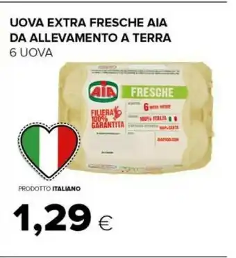 Oasi Aia 6 Uova Fresche Allevate A Terra offerta