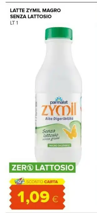 Oasi Parmalat Zymil Latte Parzialmente Scremato Alta Digeribilità Senza Lattosio 1000 G(ml) offerta