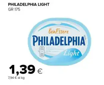 Oasi Philadelphia Light offerta