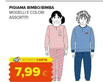 Oasi Pigiama Bimbo offerta