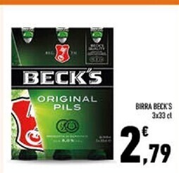 Conad City Becks birra offerta