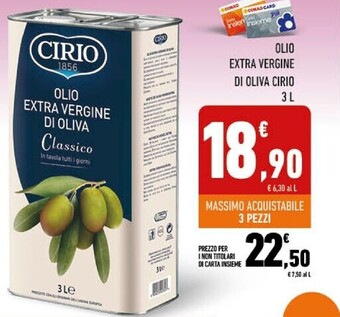 Conad City Cirio olio extravergine di oliva offerta