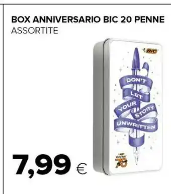 Bic Box 20 Penne Anniversario