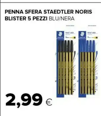 Oasi Staedtler Penna Sfera Noris Blister 5 Pezzi offerta