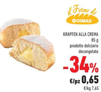 Conad KRAPFEN ALLA CREMA 85 g offerta