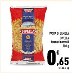 Conad City Divella pasta di semola offerta