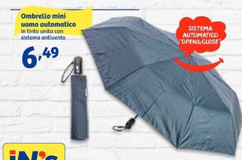 In'S Mercato Ombrello mini uomo automatico offerta