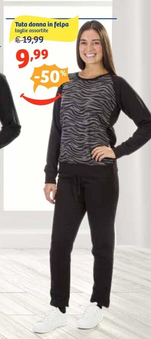 In'S Mercato Tuta donna in felpa offerta