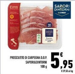 Conad City Sapori & dintorni prosciutto di carpegna d.o.p offerta