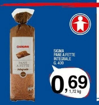 Sigma Sigma - Pane A Fette Integrale 400 G(ml) offerta