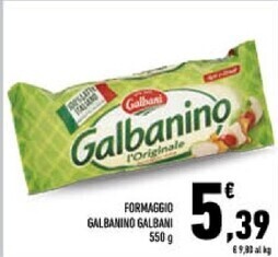 Conad City Galbani formaggio galbanino offerta