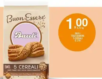 Sigma Bauli Bauli - Trecciamore 5 Cereali con Zucchero Grezzo di Canna offerta