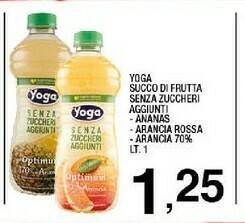 Sigma Yoga Succo Arancia Rossa 1000 G(ml) offerta