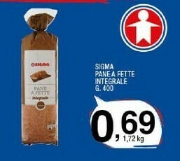 Sigma Sigma - Pane A Fette Integrale 400 G(ml) offerta