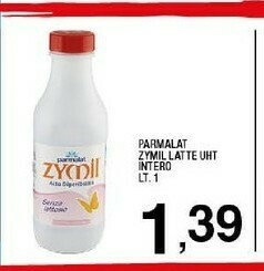 Sigma Parmalat Zymil Latte Intero Alta Digeribilità Senza Lattosio UHT 1000 G(ml) offerta