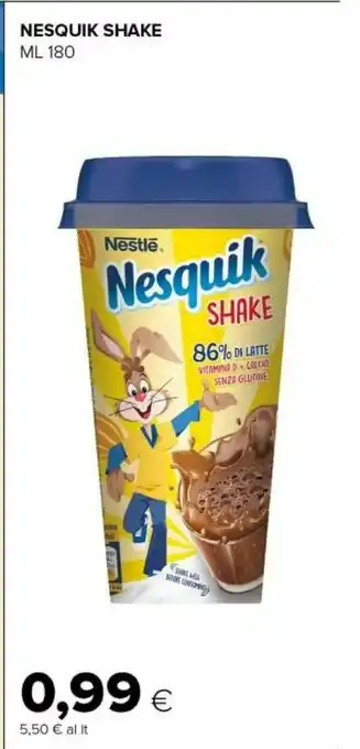 Tigre Nestlè Nesquik Shake 180 G(ml) offerta