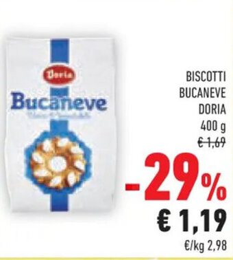 Conad BISCOTTI BUCANEVE DORIA 400 g offerta