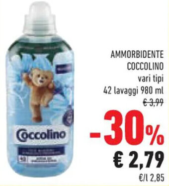 Conad AMMORBIDENTE COCCOLINO vari tipi 42 lavaggi 980 ml offerta