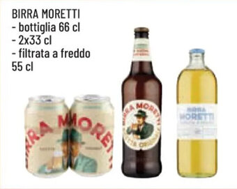 Conad BIRRA MORETTI - bottiglia 66 cl - 2x33 cl offerta