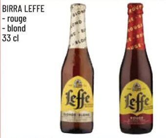 Conad BIRRA LEFFE - rouge - blond 33 cl offerta