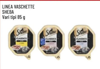 Conad LINEA VASCHETTE SHEBA Vari tipi 85 g offerta