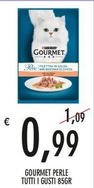 Moby Dick GOURMET PERLE TUTTI I GUSTI 85GR offerta