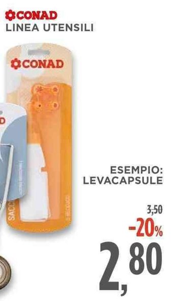 Conad CONAD LINEA UTENSILI LEVACAPSULE offerta