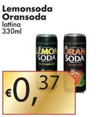 Lemonsoda Oransoda lattina 330ml