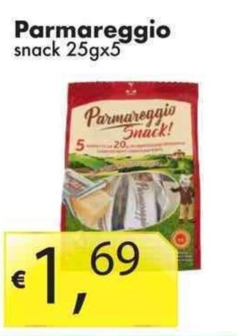 Sugros Parmareggio snack 25gx5 offerta