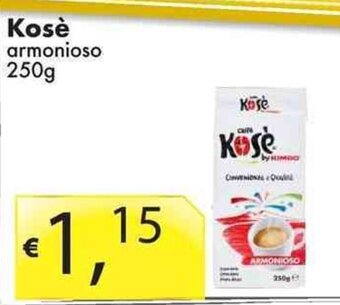 Sugros Kosè armonioso 250g offerta