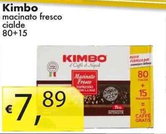 Kimbo macinato fresco cialde 80+15