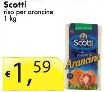 Sugros Scotti riso per arancine 1 kg offerta