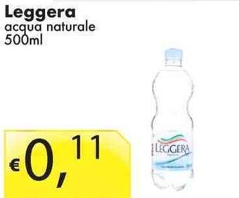 Sugros Leggera acqua naturale 500ml offerta