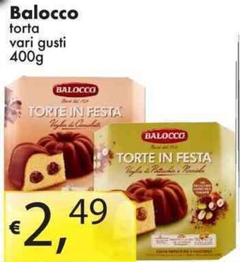 Sugros Balocco torta vari gusti 400g offerta