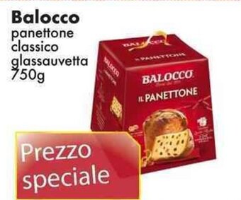Sugros Balocco panettone classico glassauvetta 750g offerta