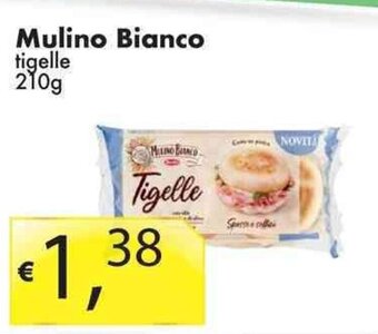 Sugros Mulino Bianco tigelle 210g offerta