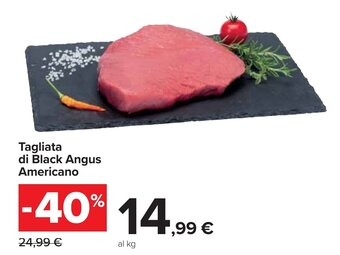 Carrefour Tagliata di Black Angus Americano offerta