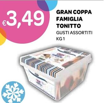 Ekom GRAN COPPA FAMIGLIA TONITTO GUSTI ASSORTITI KG 1 offerta