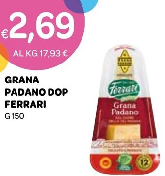 Ekom GRANA PADANO DOP FERRARI G 150 offerta