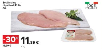 Carrefour Sottilissime di petto di Pollo Aia offerta