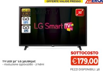 TV LED 32 LG 32LQ631C