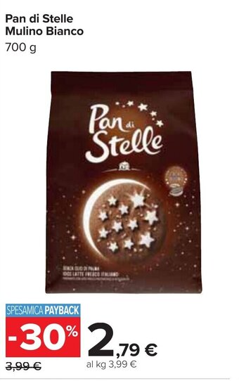 Carrefour Pan di Stelle Mulino Bianco 700 g offerta