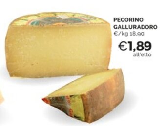 Mercatò Extra PECORINO GALLURADORO offerta