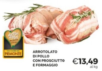 Mercatò Extra ARROTOLATO DI POLLO CON PROSCIUTTO E FORMAGGIO offerta